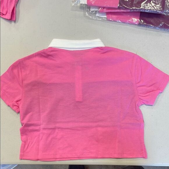 Epic Threads Pink and Purple Color-Blocked Polo - Picture 2 of 2